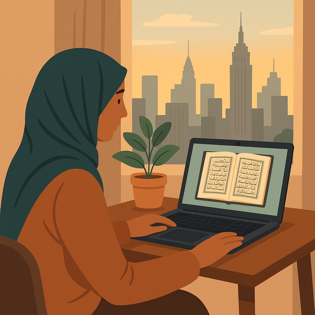 Online Quran memorization in New york